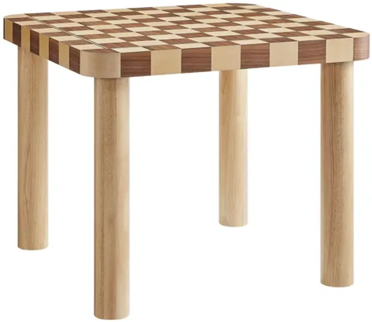 Oscar 36 Inch Square Checkered Dining Table by Modway