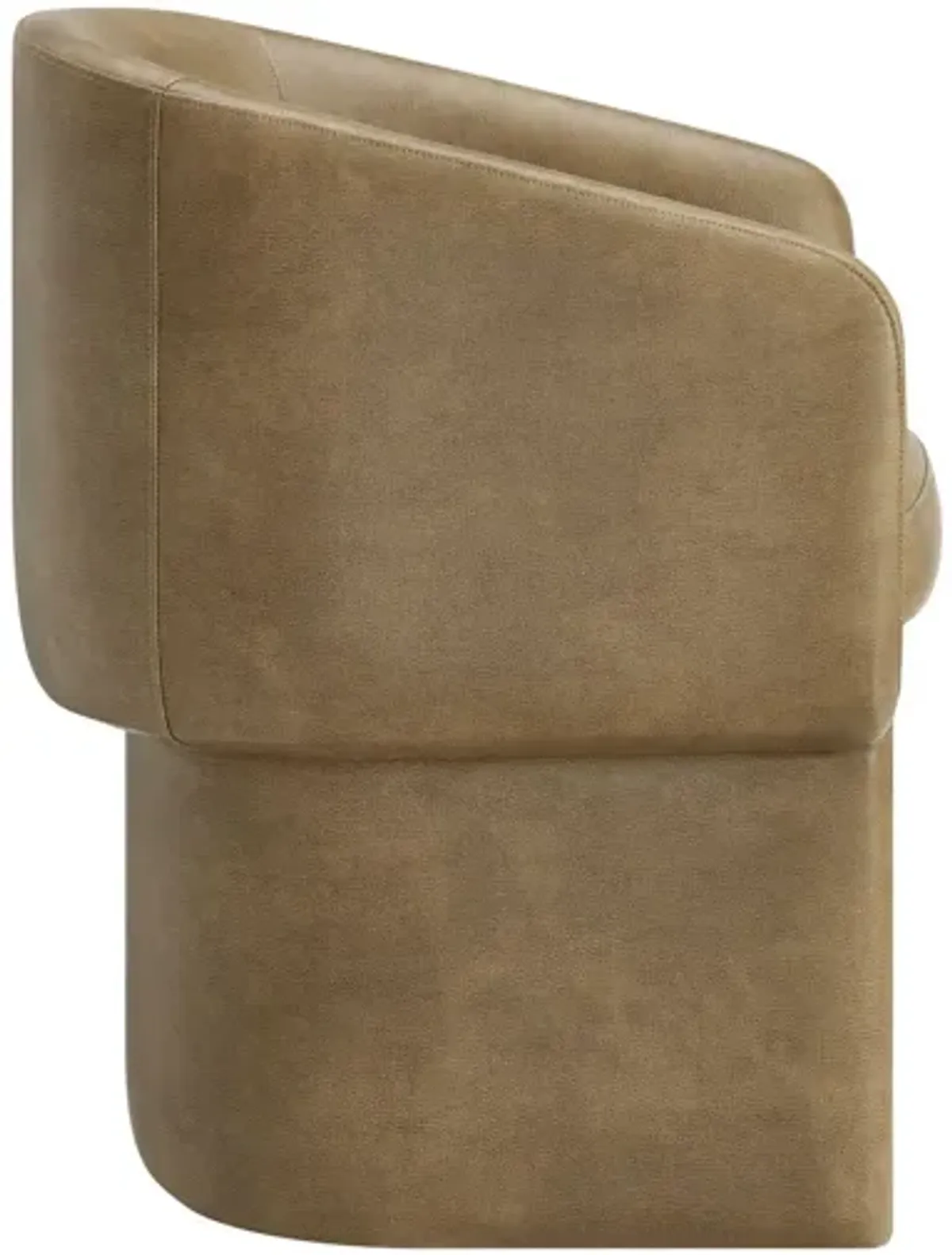 Verity Barrel Back Vegan Leather Dining Chair by Modway