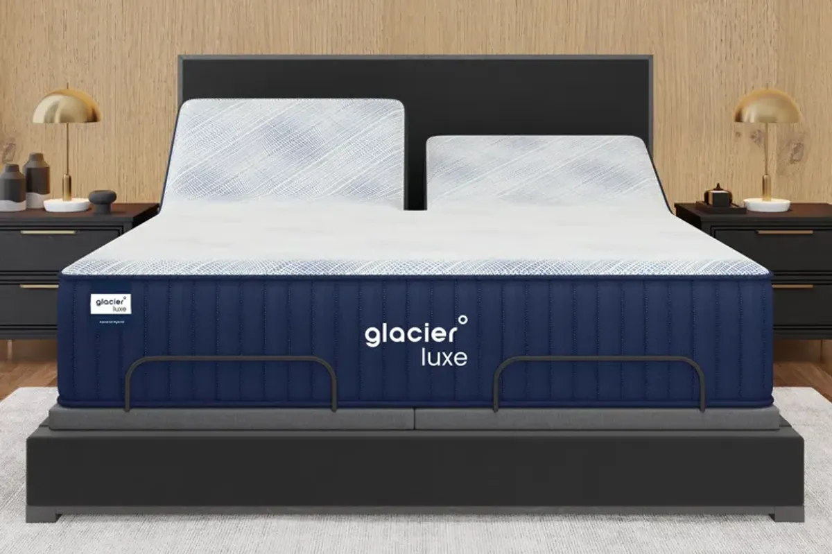 Glacier Luxe Ascend° Firm Hybrid 13" Split Head Queen Mattress