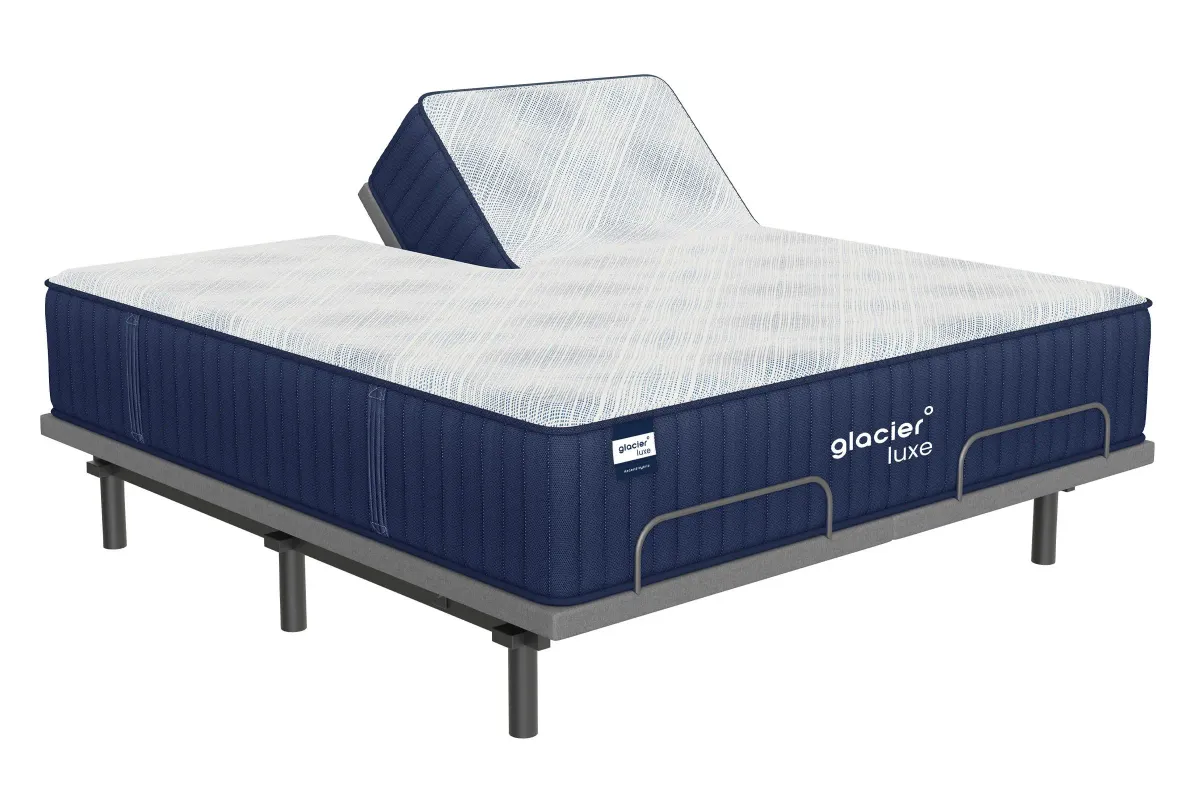 Glacier Luxe Ascend° Plush Hybrid 13" Split Head Queen Mattress