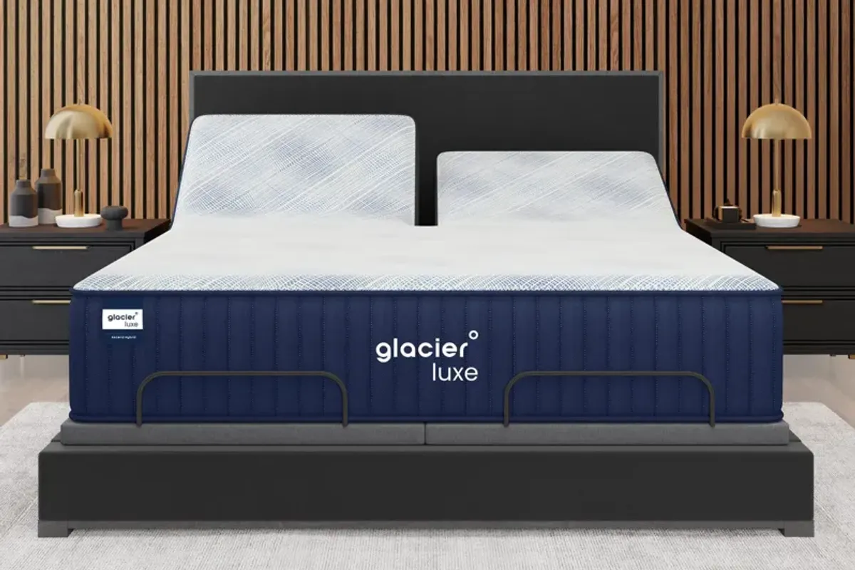 Glacier Luxe Ascend° Plush Hybrid 13" Split Head King Mattress