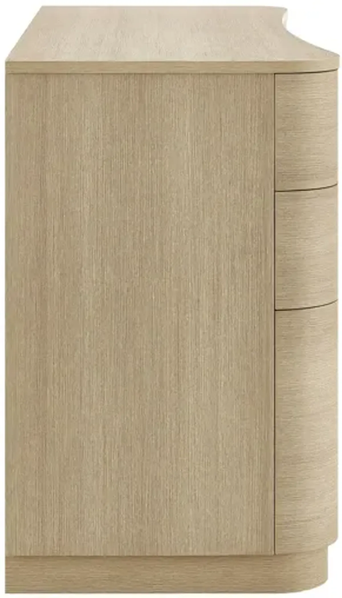 Mirae 55" 6-Drawer Curved Office Desk by Modway