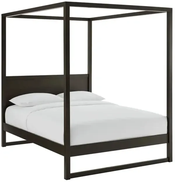 Alva King Wood Canopy Platform Bed by Modway