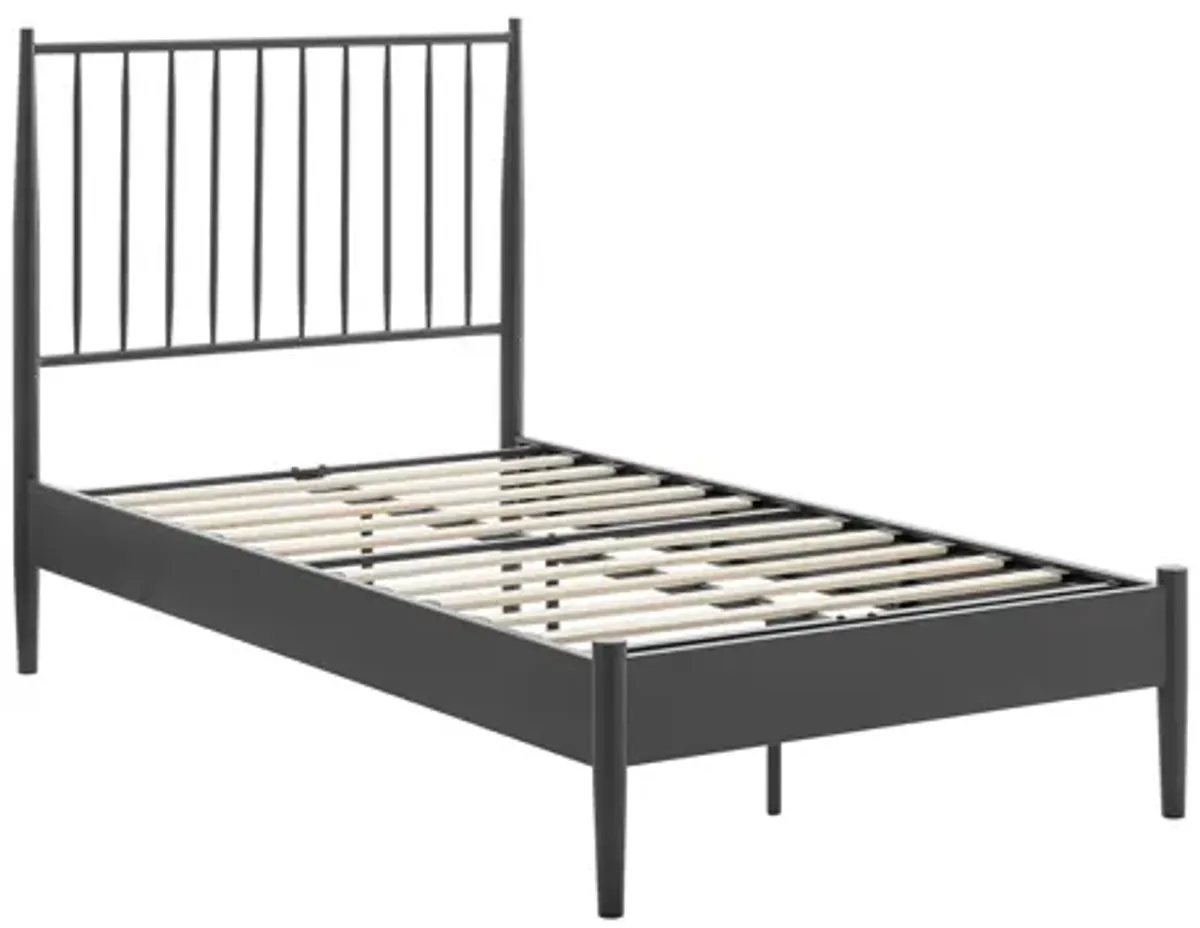 Adair Spindle Metal Twin Platform Bed by Modway