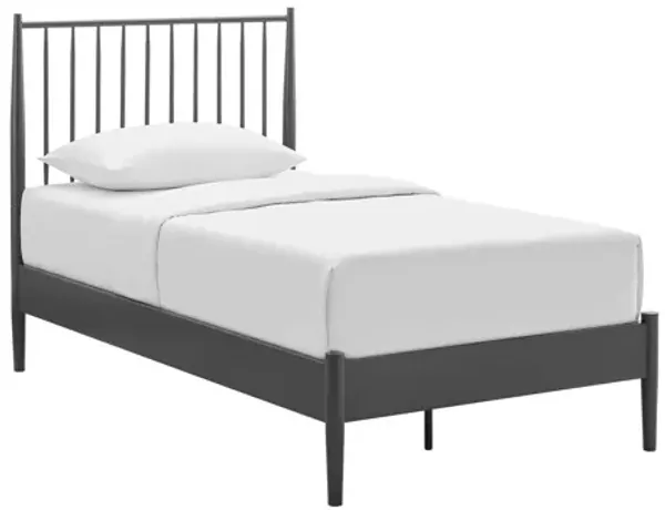 Adair Spindle Metal Twin Platform Bed by Modway