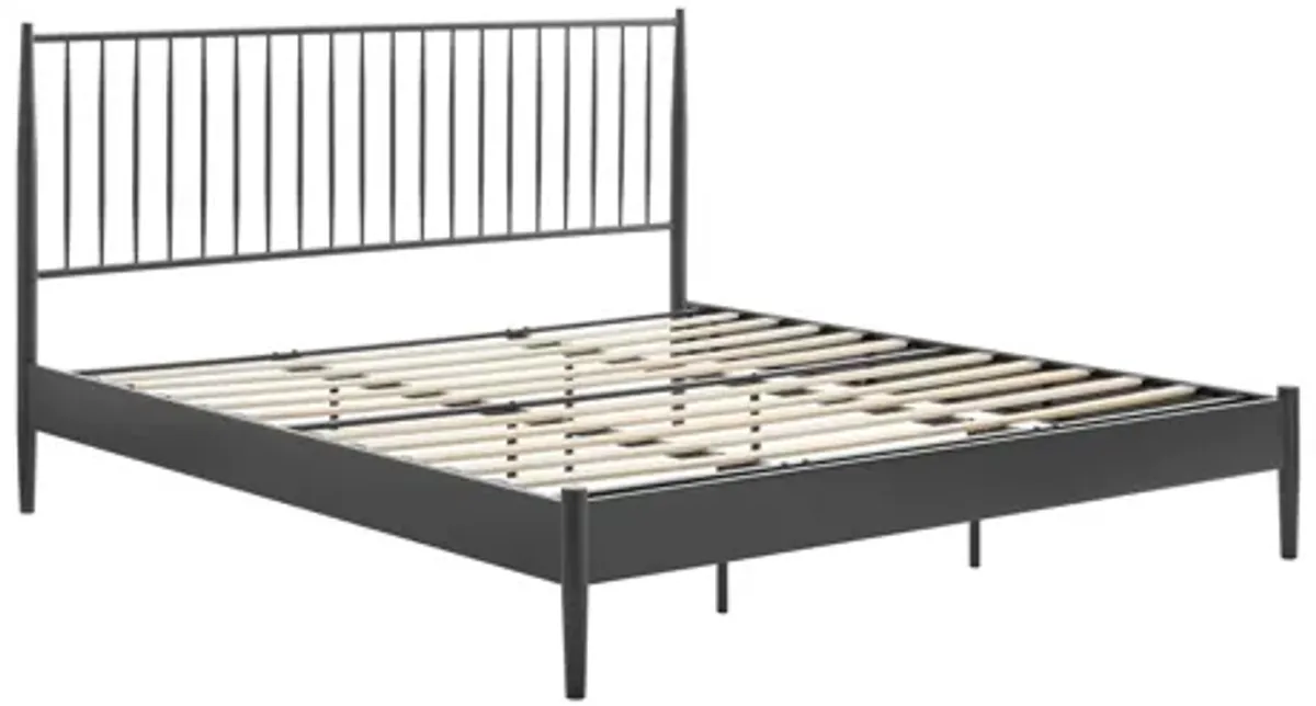 Adair Spindle Metal King Platform Bed by Modway