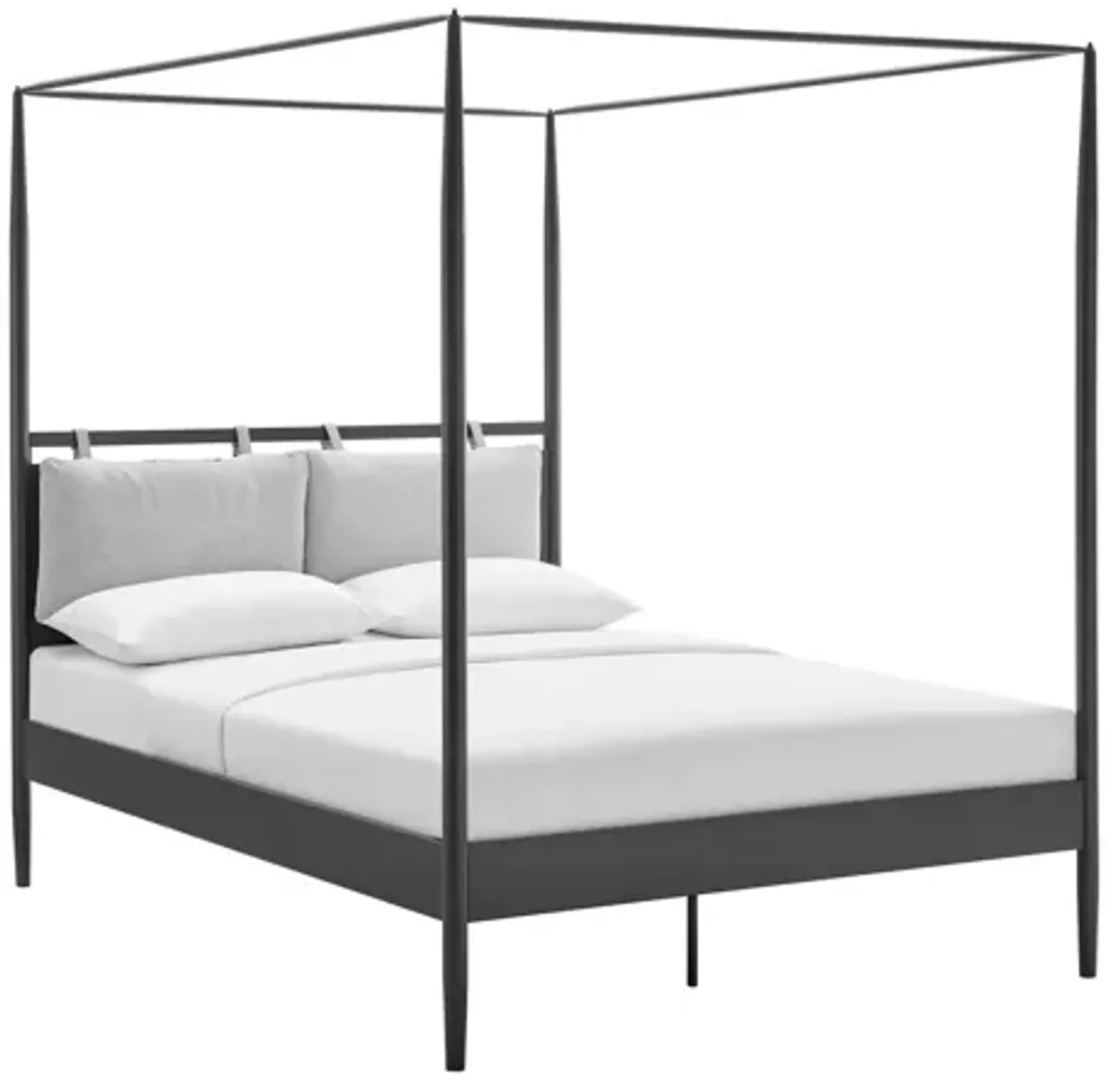 Marlowe 4-Poster Canopy Metal Queen Platform Bed by Modway