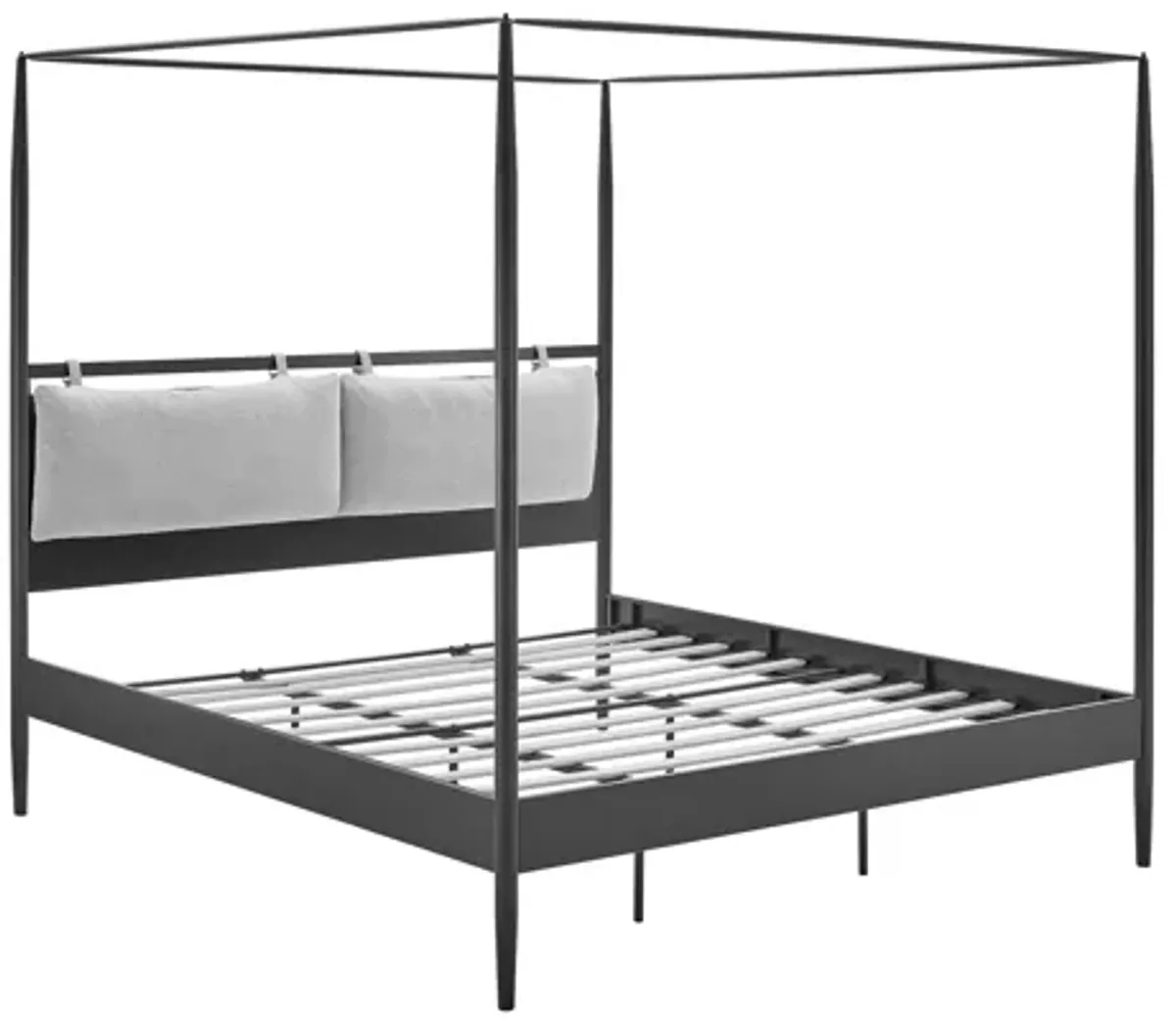 Marlowe 4-Poster Canopy Metal King Platform Bed by Modway
