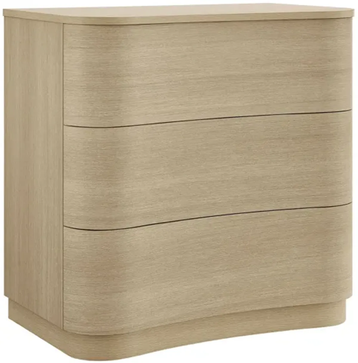 Mirae 3-Drawer Curved Compact Dresser by Modway