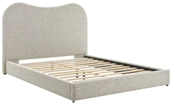 Seluna Boucle Queen Platform Bed by Modway