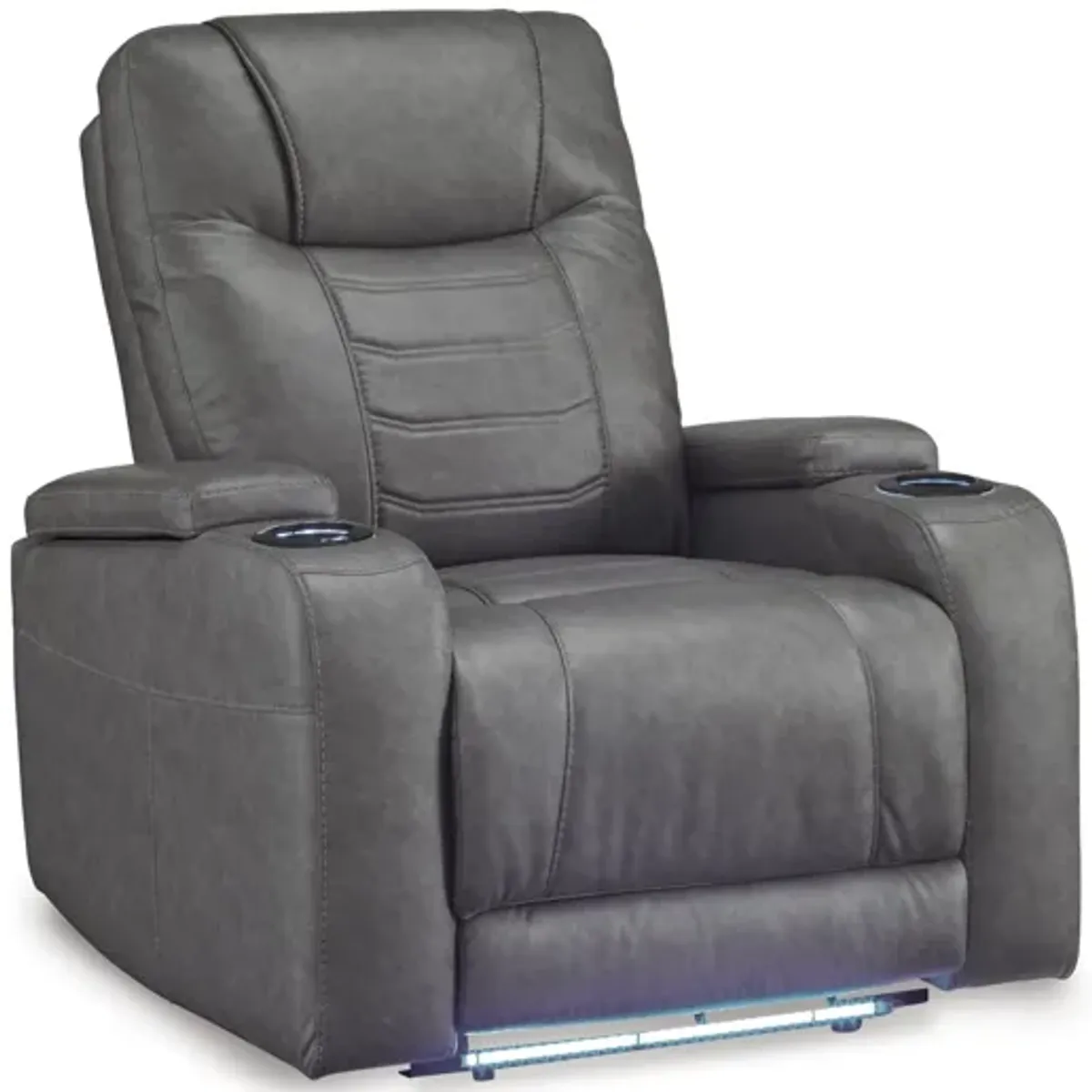 Schooner Rocks Slate Power Recliner