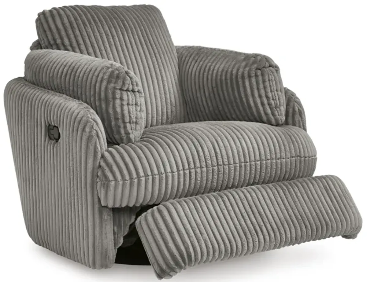 Tie-Breaker Fog Swivel Recliner