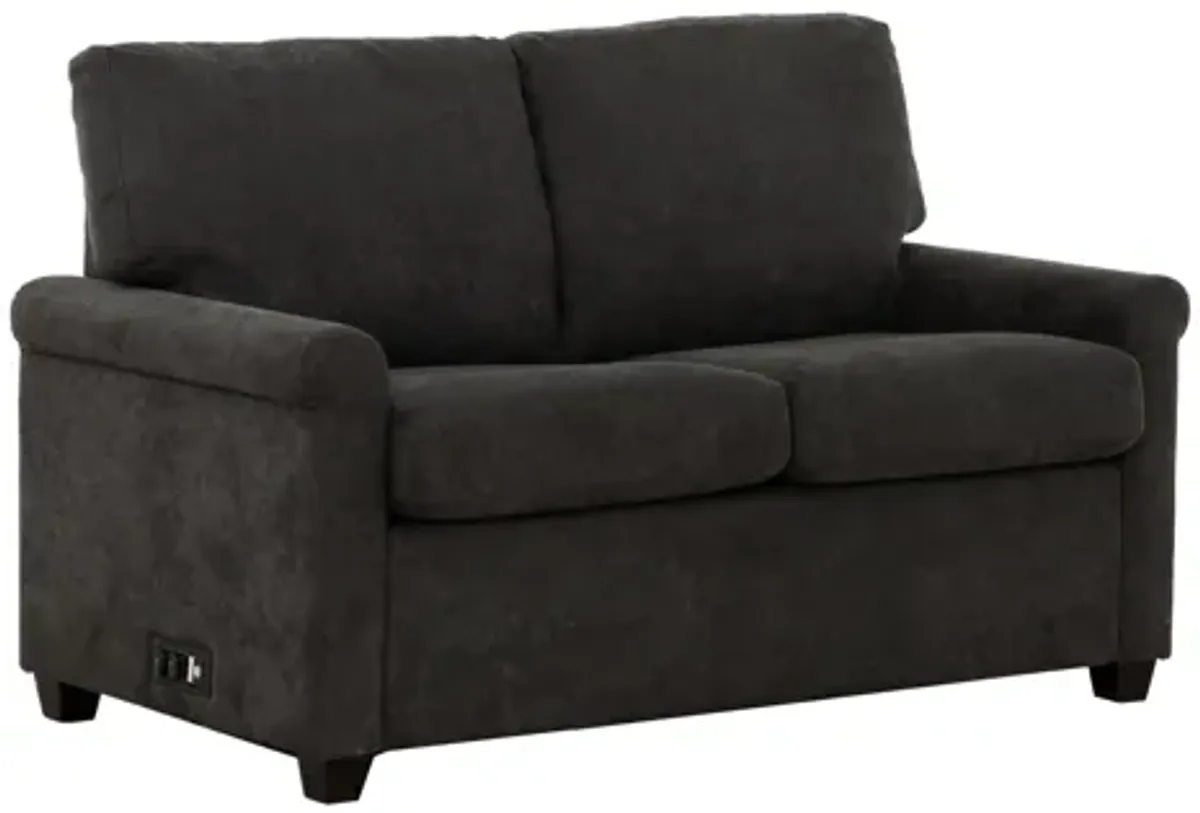 Kensington 54" Convertible Twin Sofa Bed with USB Ports