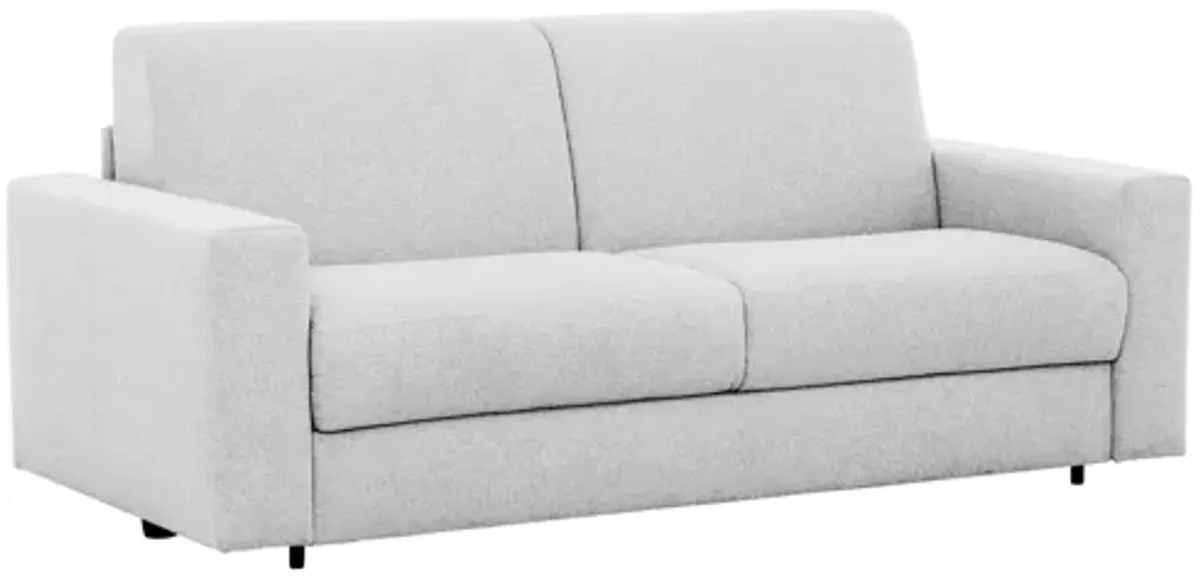 Stearns & Foster® Giotto 78" Full Sofa Bed with 5" Mattress - Silver