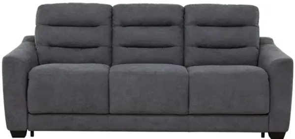Stearns & Foster® Luca 83" Queen Sofa Bed with 8" Hybrid Mattress - Dark Grey