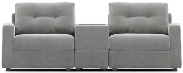 ModularOne Granite Power Reclining Console Loveseat