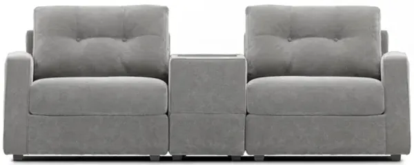 ModularOne Granite Power Reclining Loveseat with E-Console