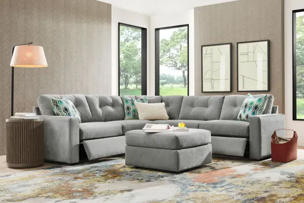 ModularOne Granite 5-Piece Power Reclining Sectional