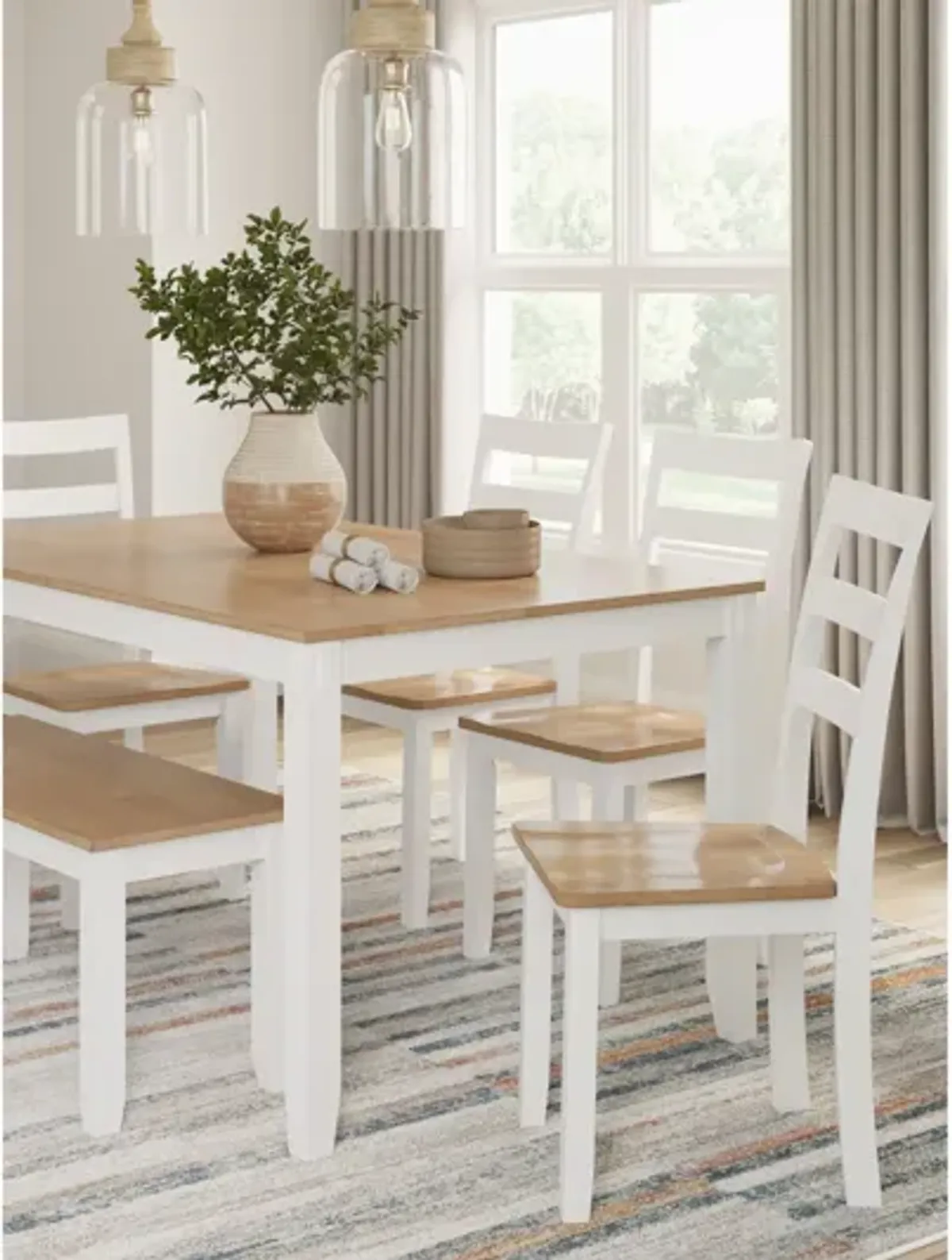 Gesthaven White 6-Piece Dining Set