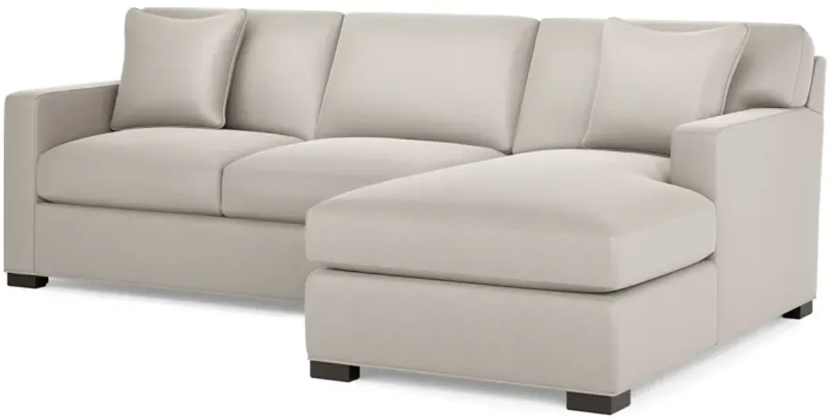 Harmonie Beige 2-Piece Sectional with Right Arm Facing Chaise