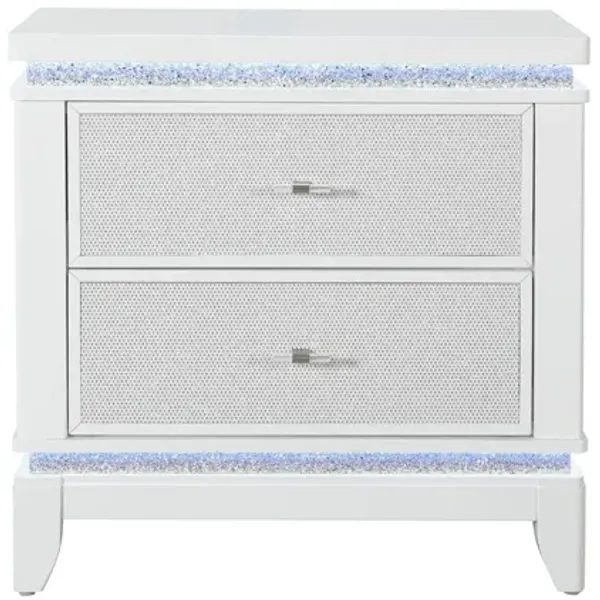 Alina White Nightstand