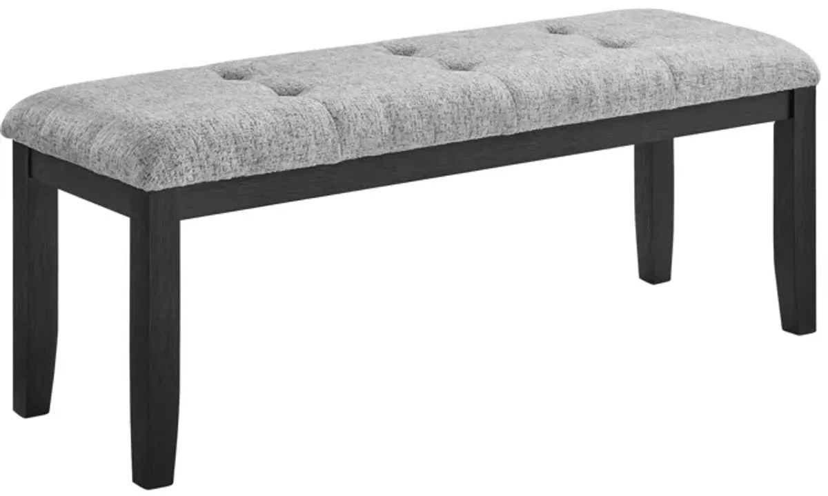 Global Furniture D1319 Light Grey Bench