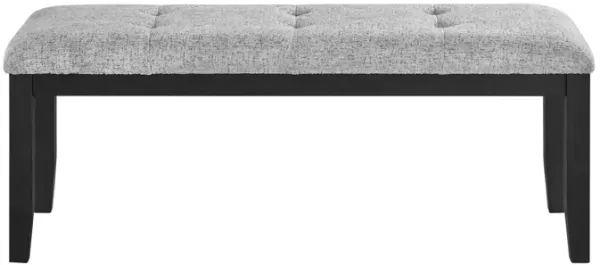 Global Furniture D1319 Light Grey Bench