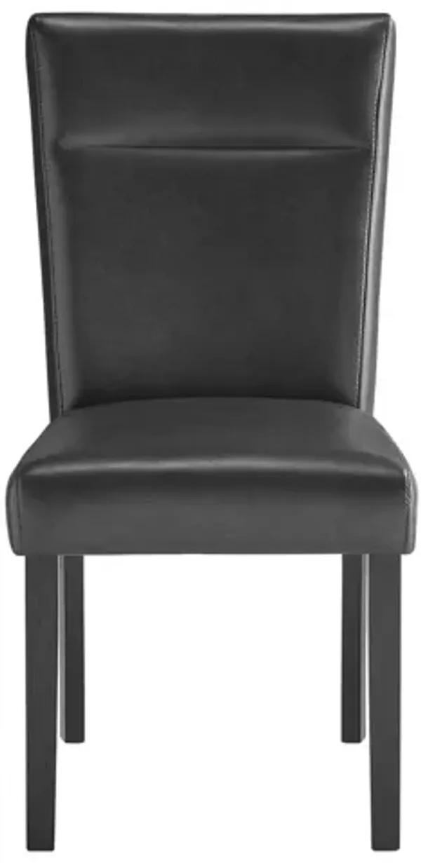 Global Furniture D87 Blanche Charcoal Dining Chair - 2 Pack