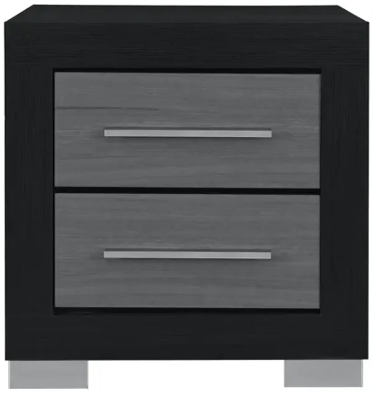Emma Black/Grey Nightstand