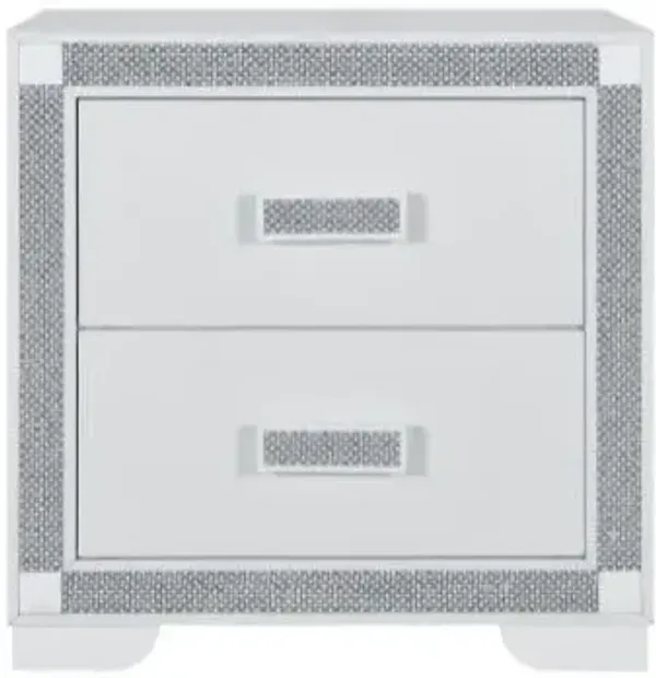 Soleil White Nightstand