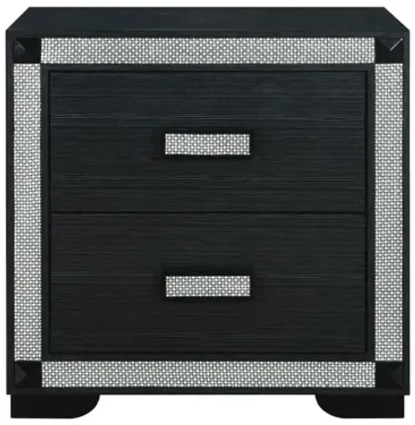 Soleil Charcoal Nightstand