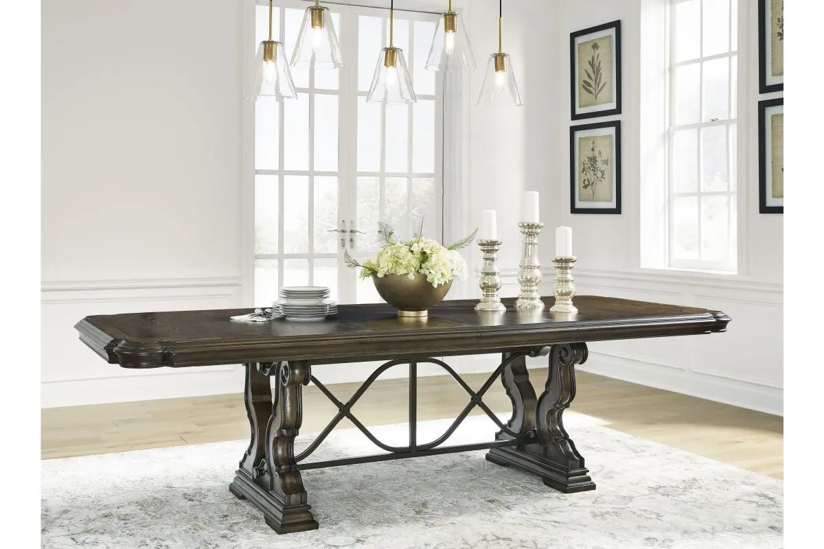 Maylee 11-Piece Dining Set with Two Arm Chairs