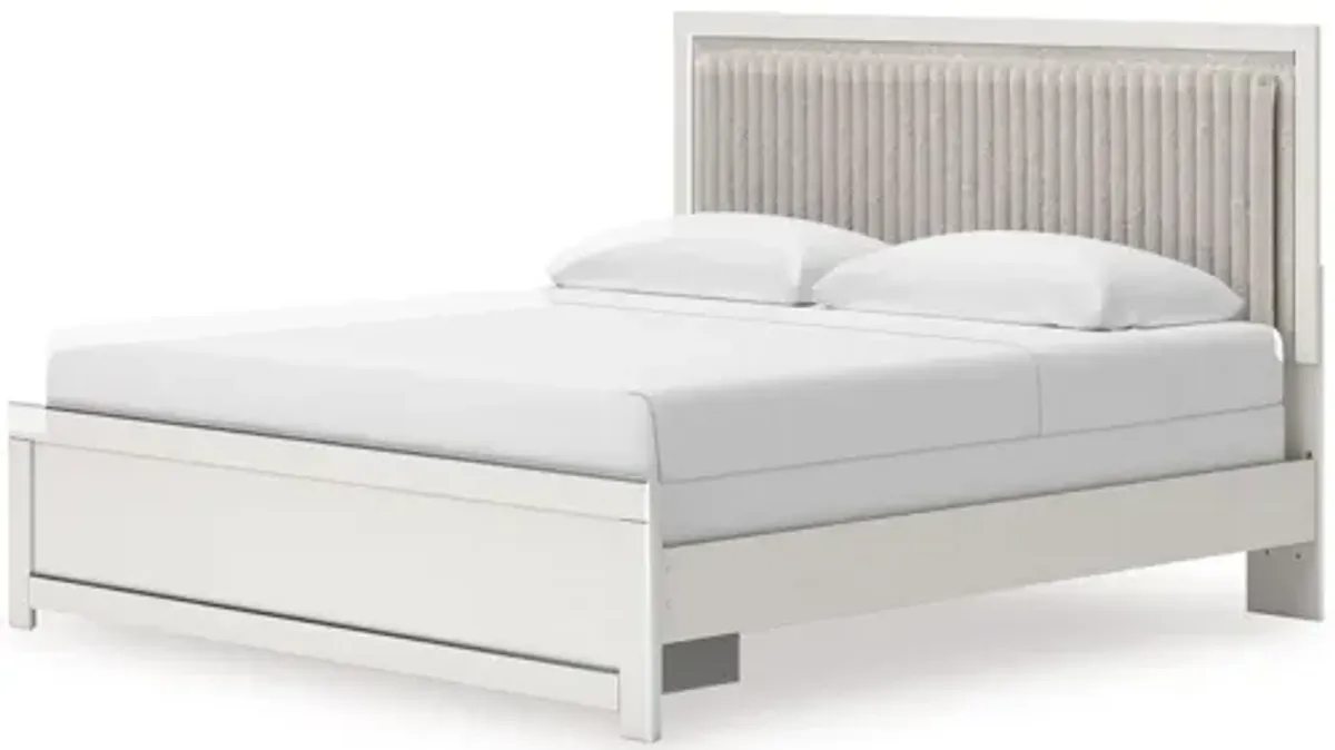 Zuraleus King Upholstered Panel Bed