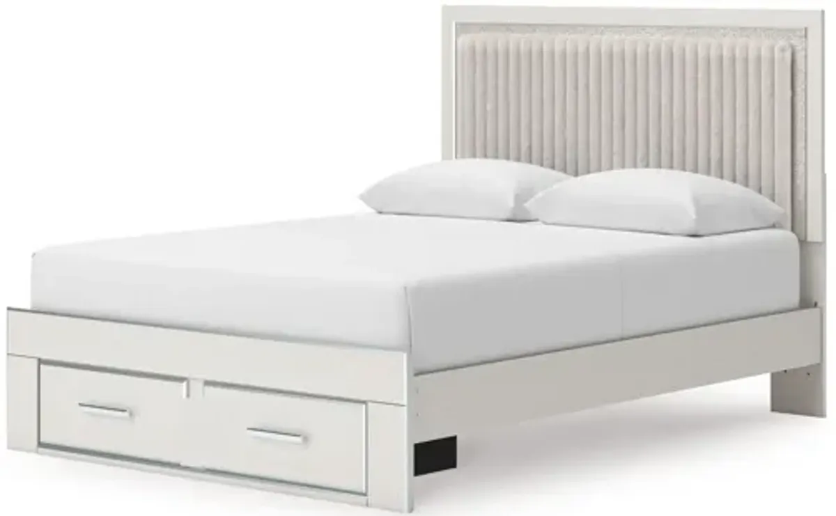 Zuraleus Queen Upholstered Panel Storage Bed