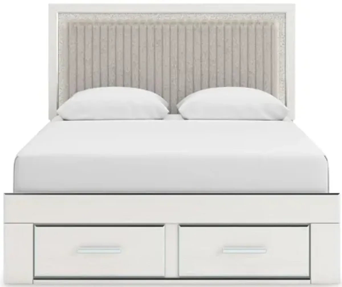Zuraleus Queen Upholstered Panel Storage Bed