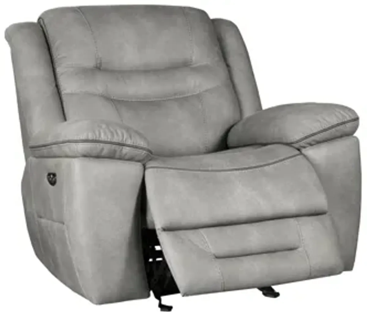 Harley Grey Dual Power Recliner