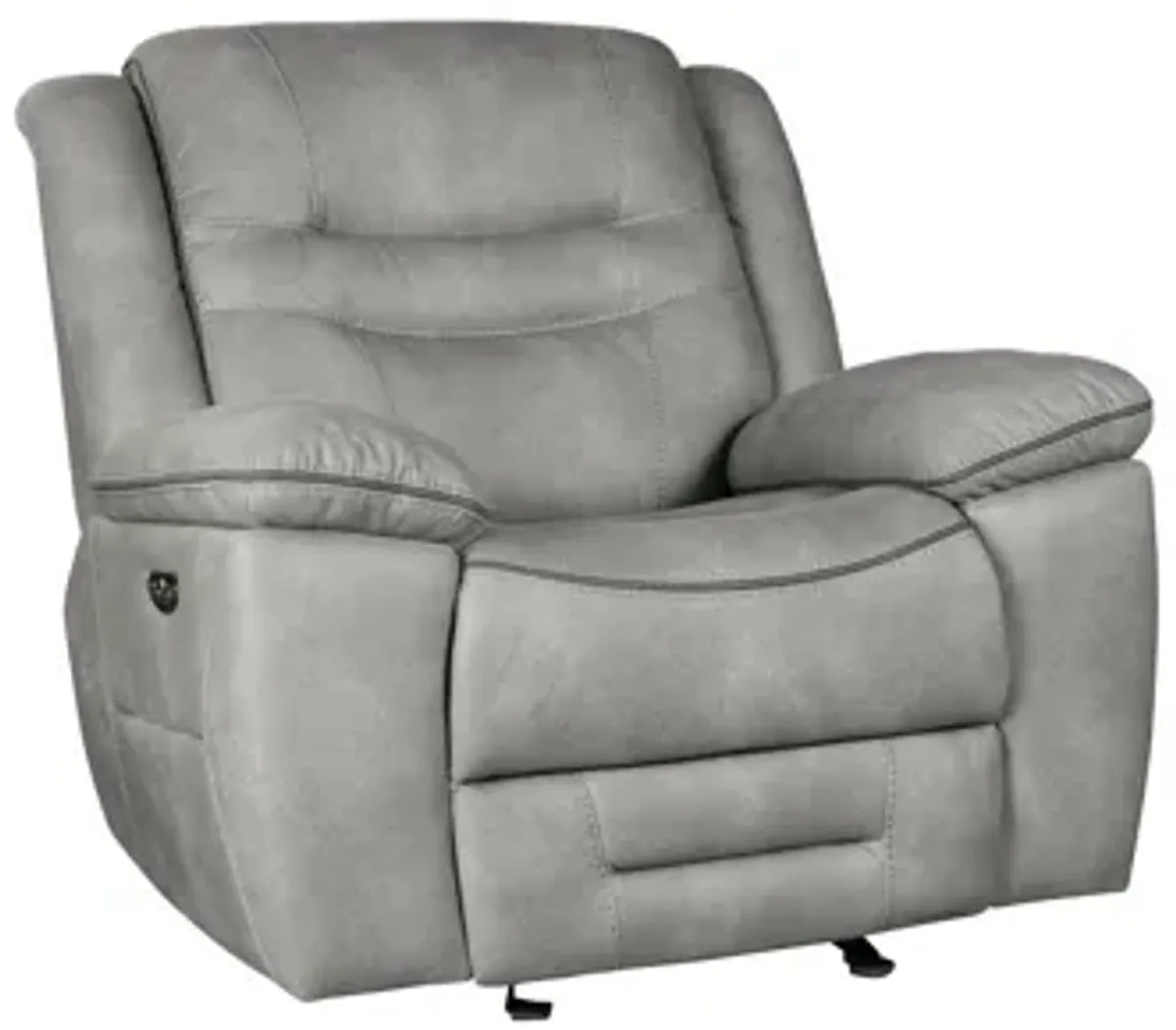 Harley Grey Dual Power Recliner
