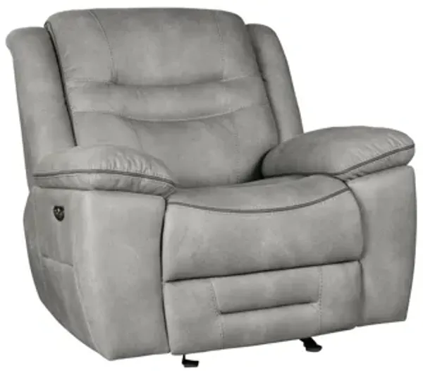 Harley Grey Dual Power Recliner