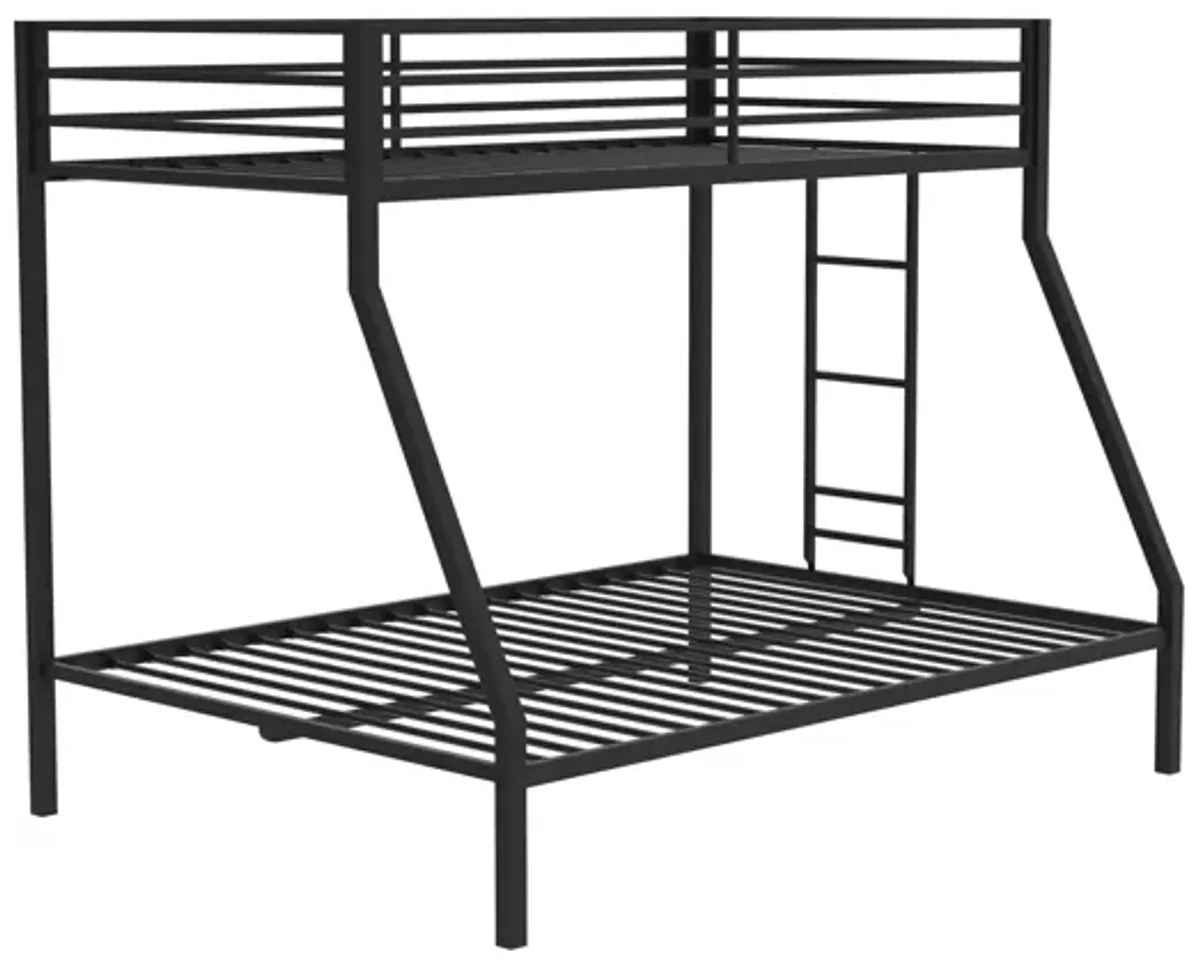 Alevera Twin / Full Bunk Bed - Black