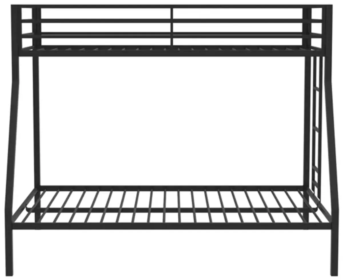 Alevera Twin / Full Bunk Bed - Black