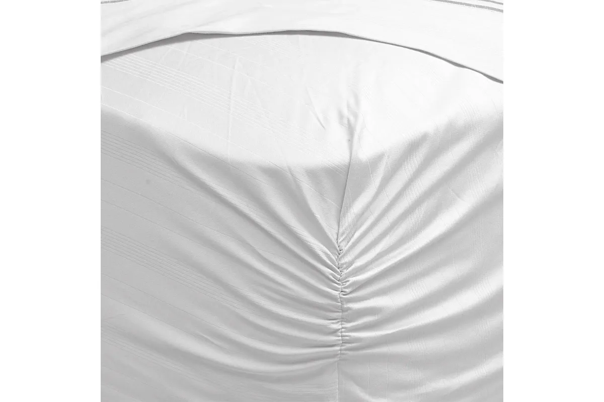 Premium Bamboo Twin Sheet Set - White