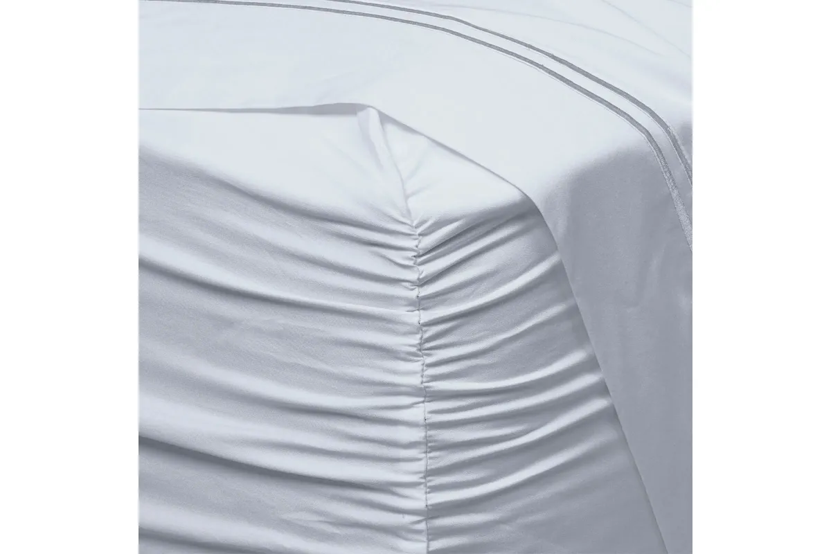 Premium Soft Touch Tencel™ Modal Queen Sheet Set  - Light Blue
