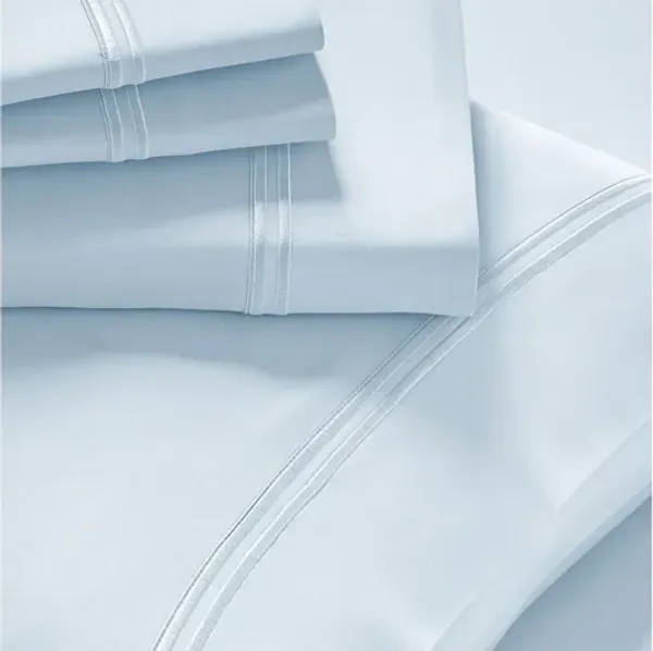 Premium Soft Touch Tencel™ Modal Split Head Queen Sheet Set  - Light Blue
