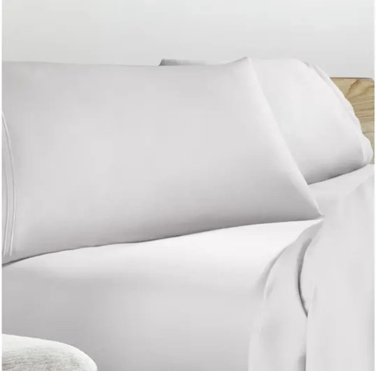 Premium Refreshing Tencel™ Lyocell King Pillowcase Set - White