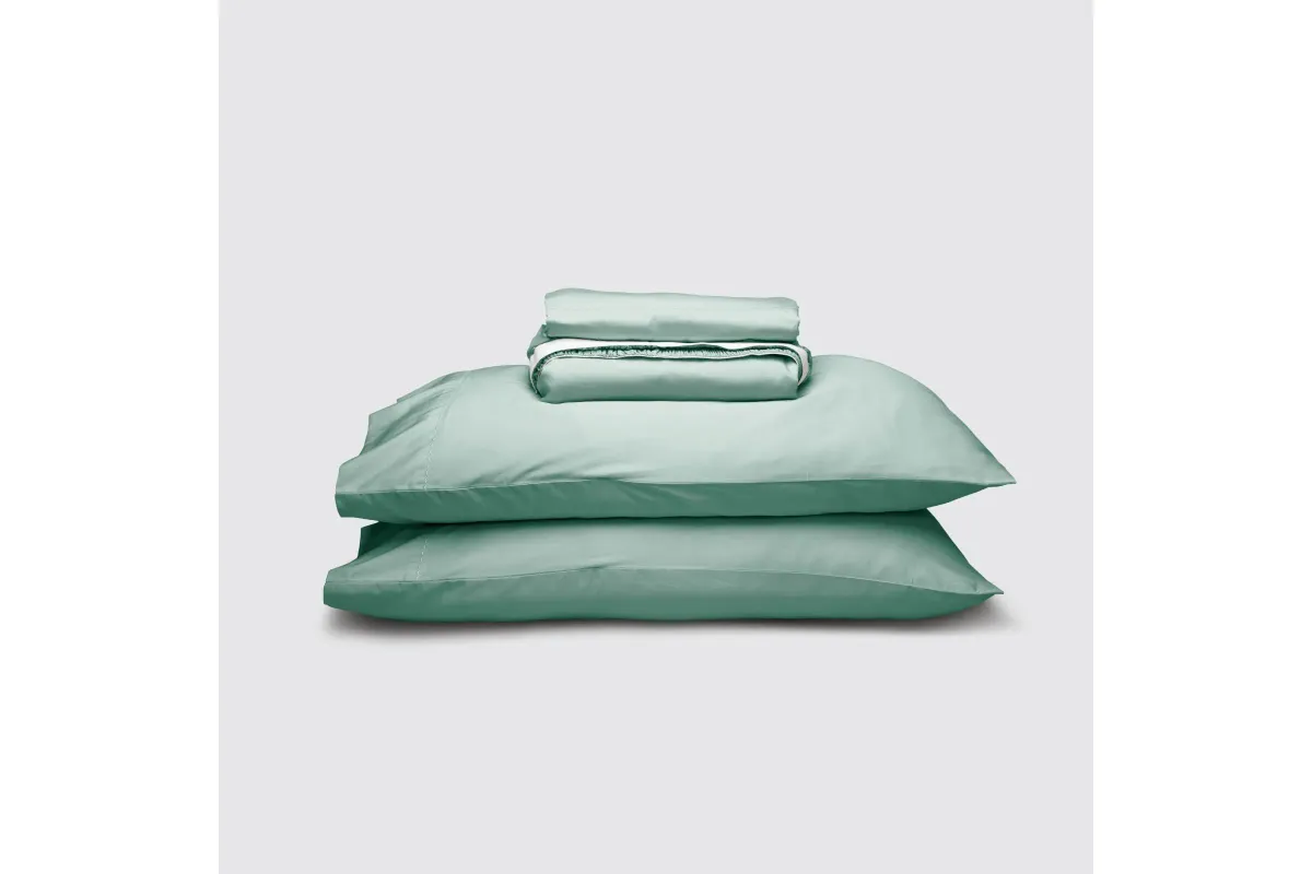 Weightless Cotton Queen Sheet Set - Seafoam