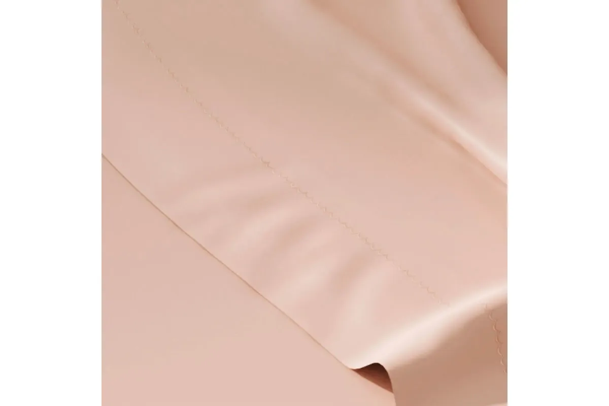 Weightless Cotton Split California King Sheet Set - Blush Pink