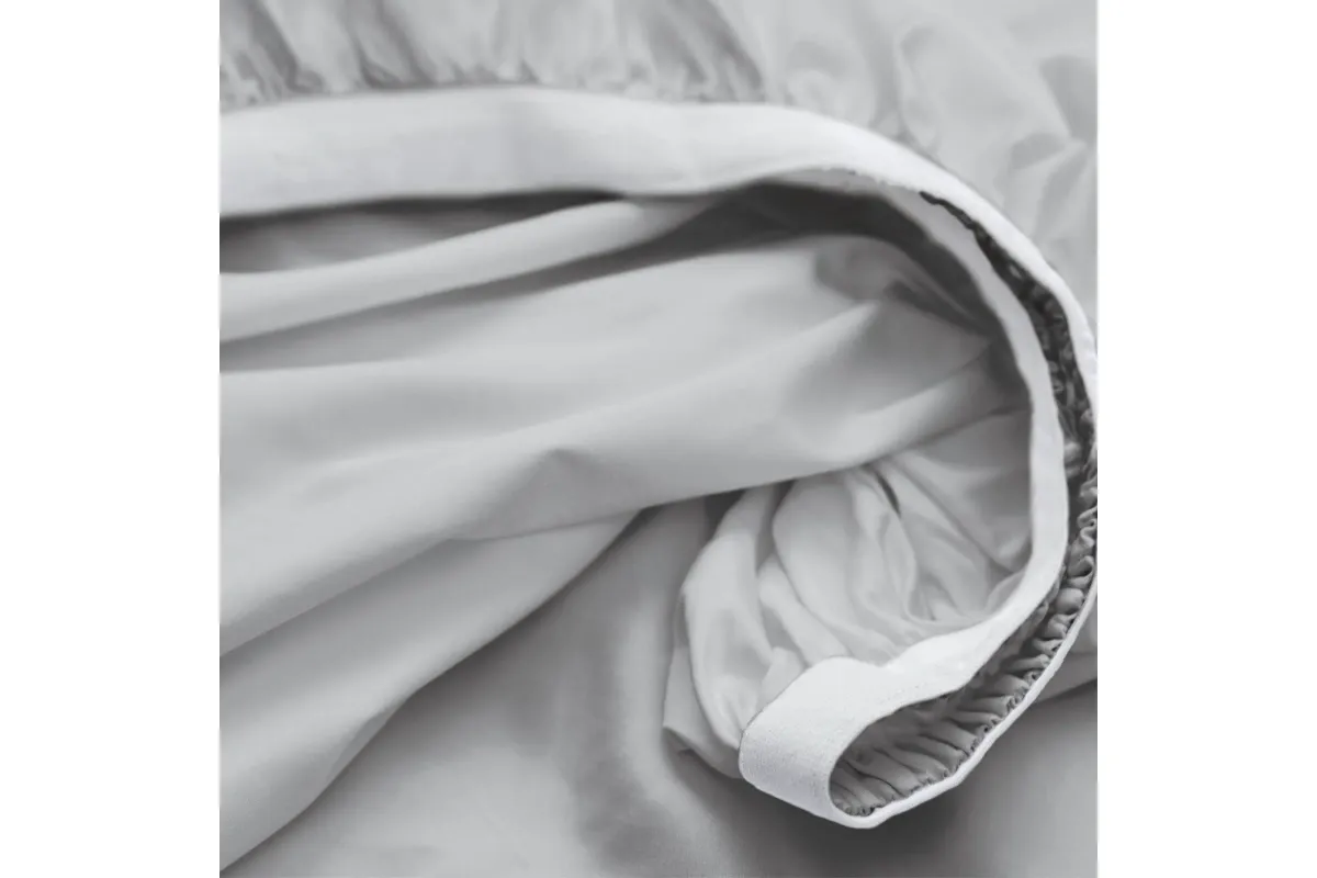 Weightless Cotton Split Head California King Sheet Set - Coastal Gray