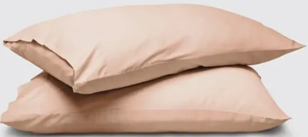 Weightless Cotton Queen Pillowcase Set - Blush Pink