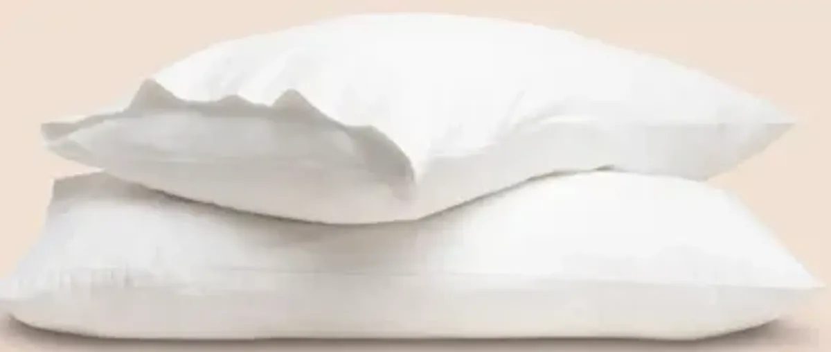 Dr. Weil Blended Linen Split Head King Sheets - White