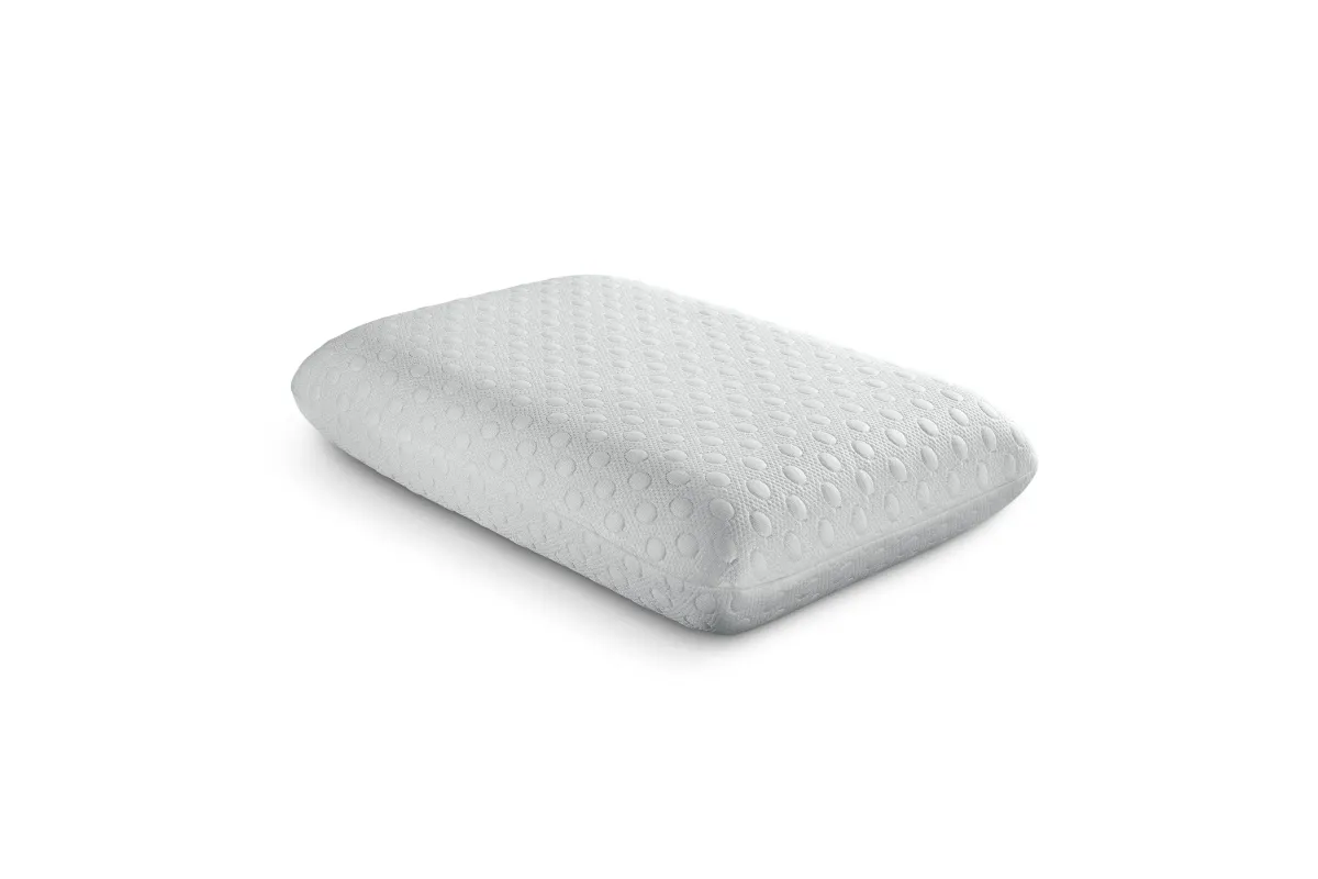 King Cooling Memory Foam Pillow - White